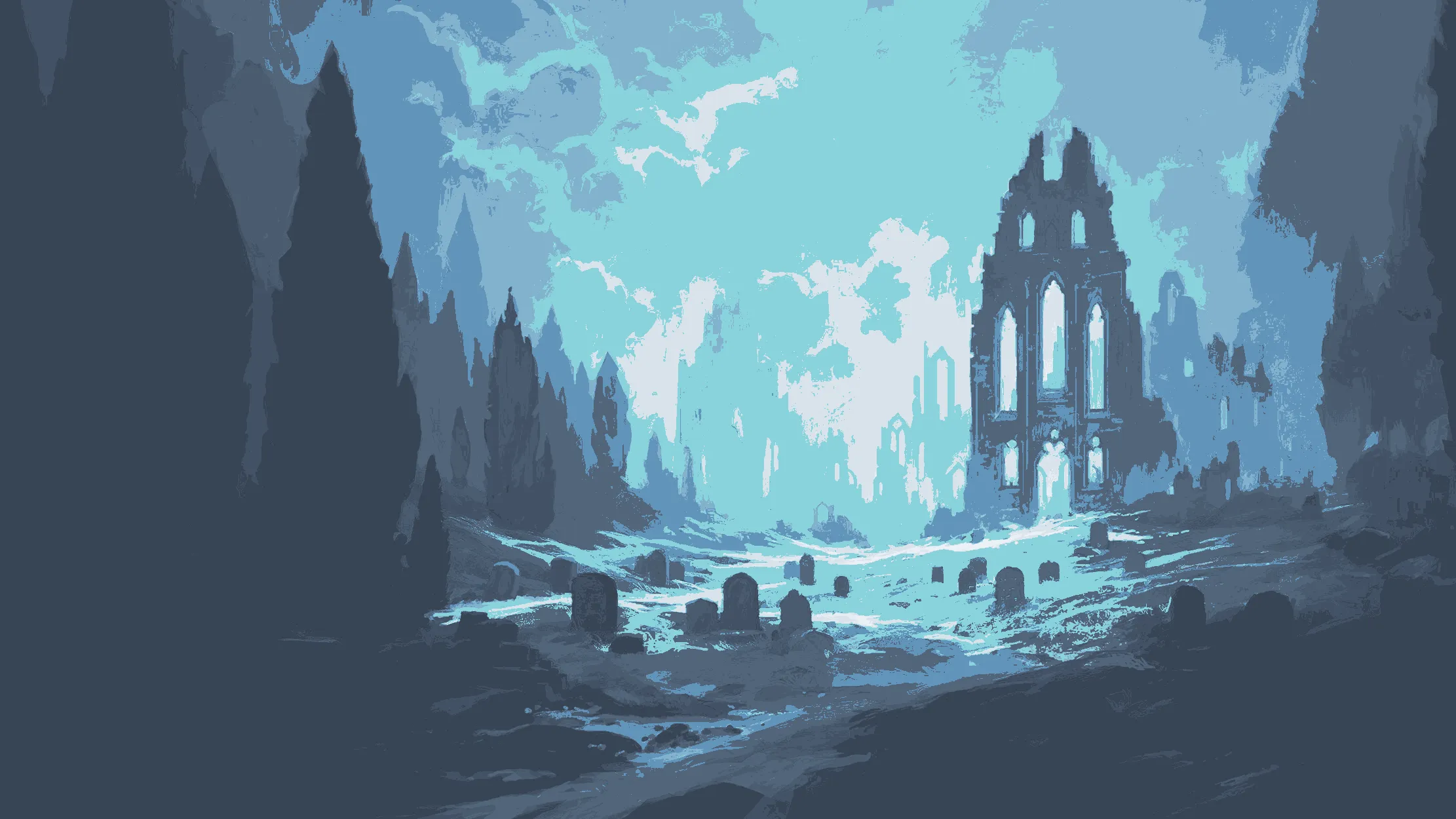 blue.a_graveyard_with_a_castle_and_trees.jpg