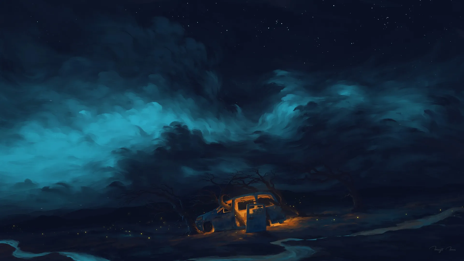 glowing_car_under_blue_sky.jpg