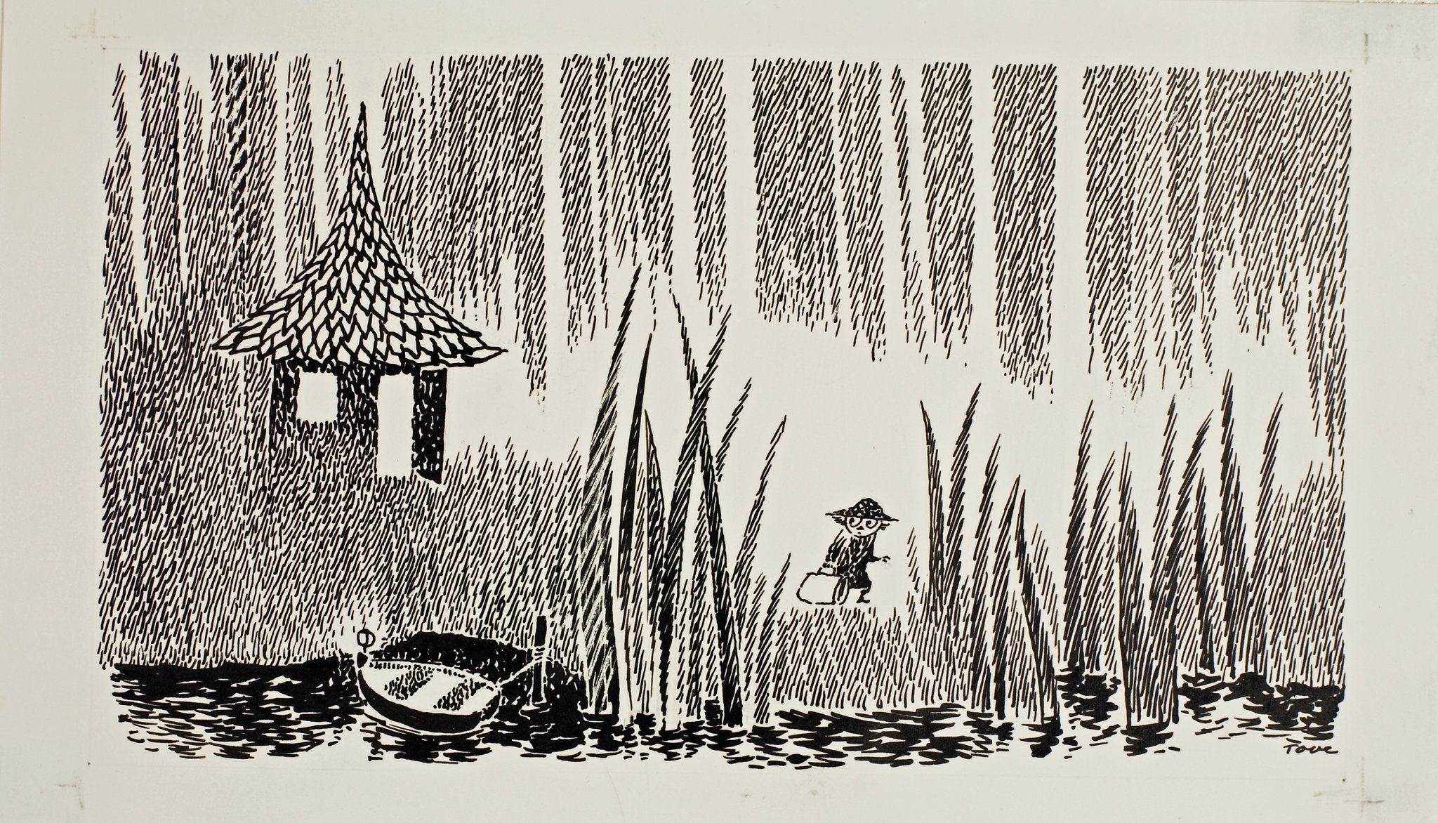 a_drawing_of_a_boy_in_a_hat_and_a_boat_in_a_swamp.rXSgdIVJ.jpeg